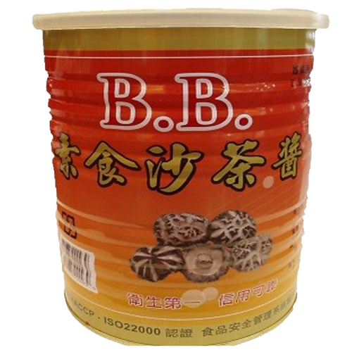 BB素食沙茶醬(2.8kg)